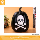  Print Black Human Skeleton Decorative Thanksgiving Carved Resin Pumpkin