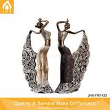  High-quality Resin Crafts Peacock Dancer Women Statues Creative Gifts